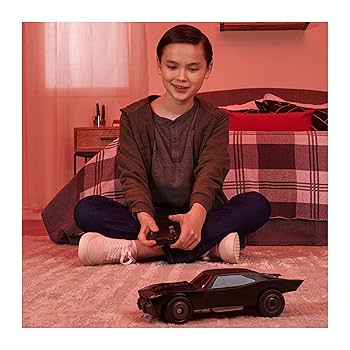アメコミ remote control tethered batmobile Amazon.com: DC Comics Batman, The Batmobile Remote Control